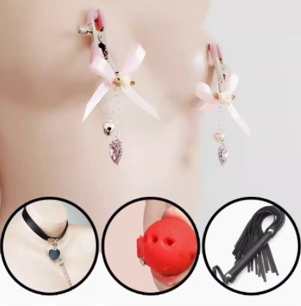 Nipple Clamps Punish The Nipple By Stimulating The Clitoris Bells