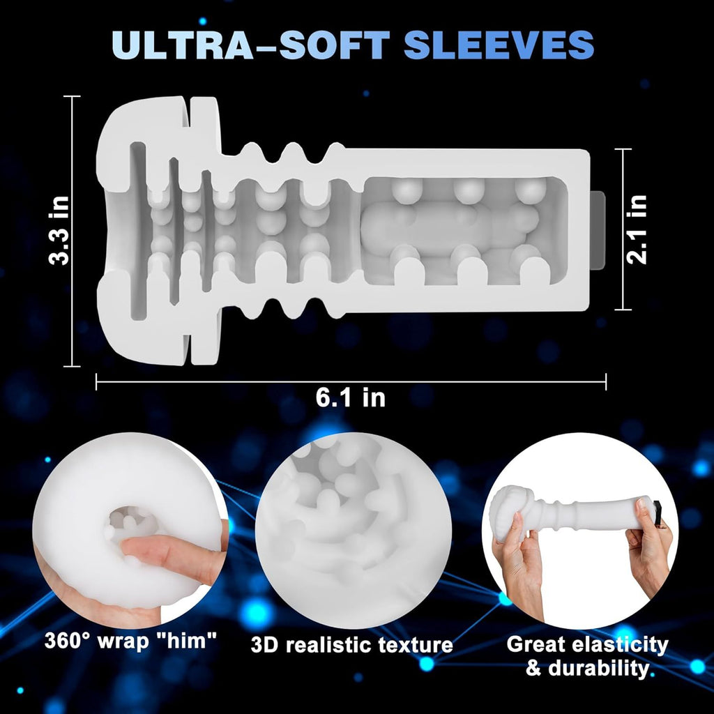 Men's Sex Toys Male Masturbator Sex Toy Adult Sex Toys & Games Electric Blowjob Male Masturbators Cup Automatic Sucking Male Masturbators Automati Mens Toy Vibrating Thrusting Sucking Modes