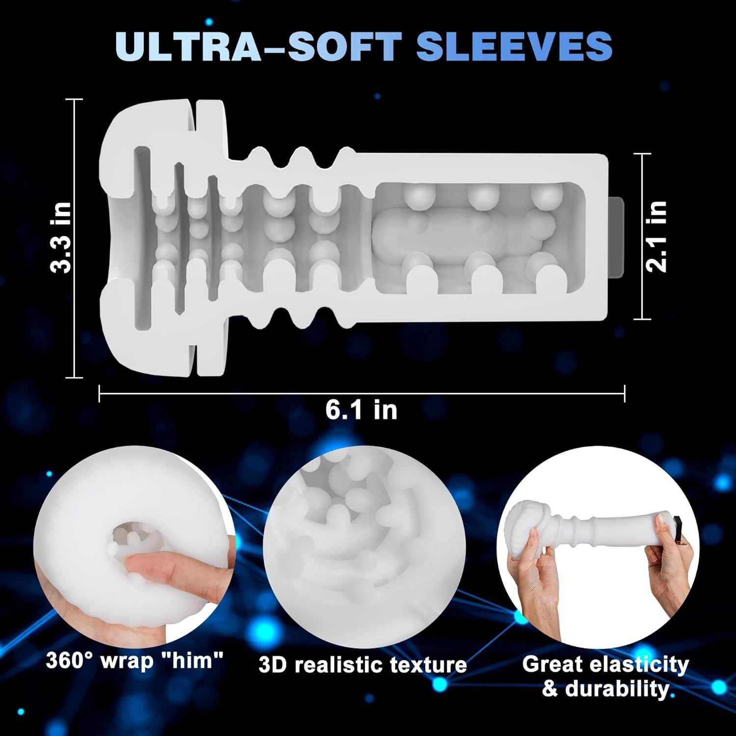 Men's Sex Toys Male Masturbator Sex Toy Adult Sex Toys & Games Electric Blowjob Male Masturbators Cup Automatic Sucking Male Masturbators Automati Mens Toy Vibrating Thrusting Sucking Modes