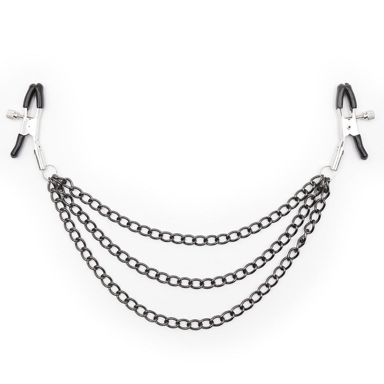 Multi-iron Chain Nipple Clamp
