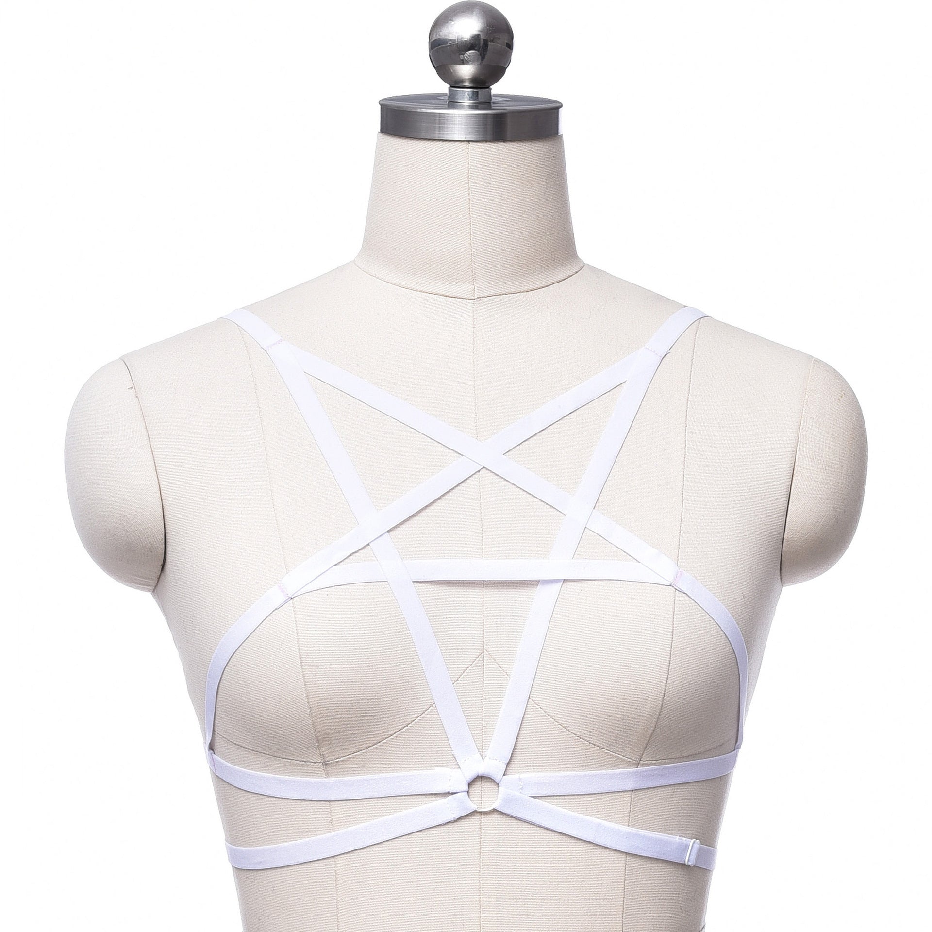 Five-pointed Star Strap Underwear Low-cut Harness Bra