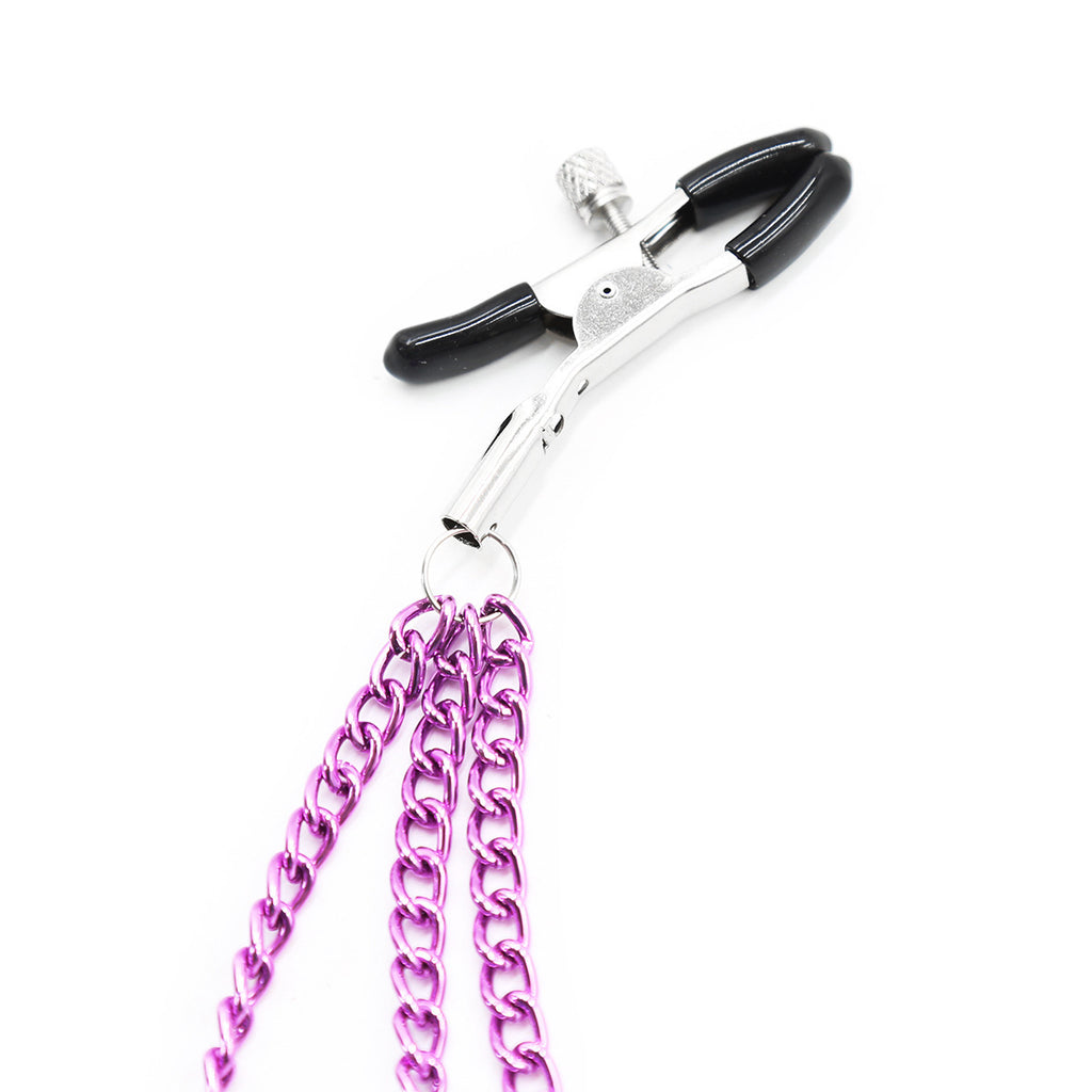 Multi-iron Chain Nipple Clamp