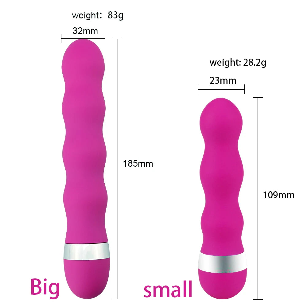 Portable Dildo Vibrator Sex Toys For Women AV Stick Vagina Massager Female Masturbator G Spot Clitoris Stimulator Anal Butt Plug