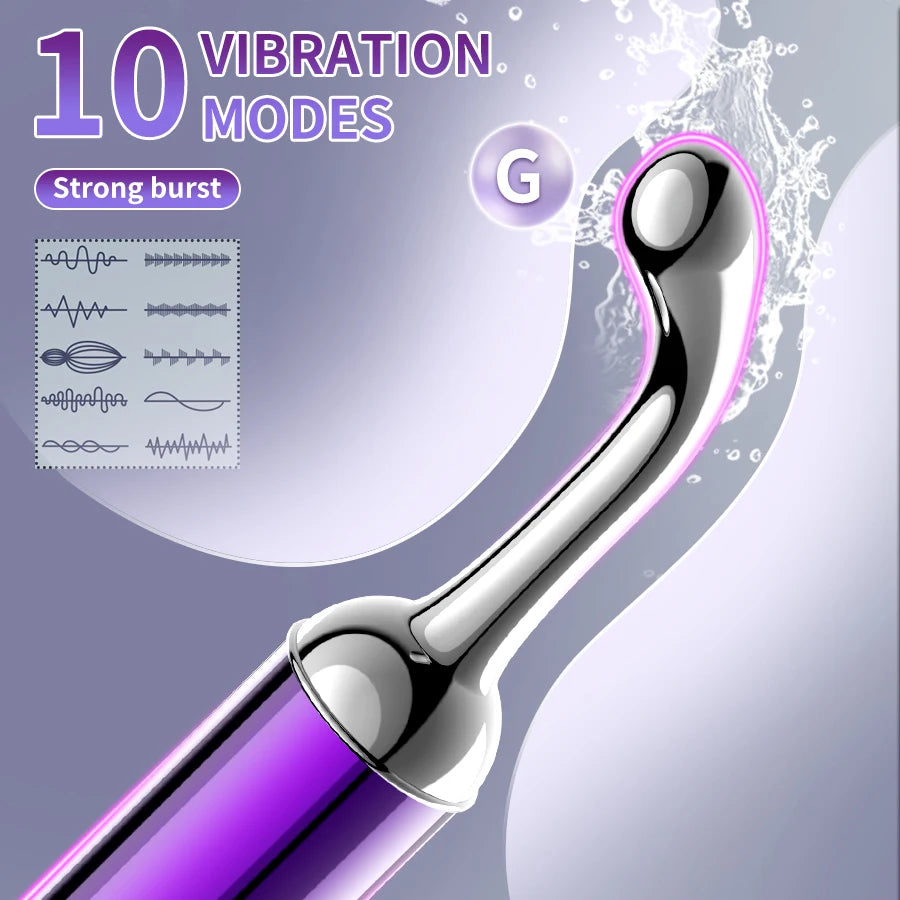 Clitoral Vibrator Female Squirting Vibrator G-spot Dildo Nipple Stimulator High Frequency Personal Massager Adult Sensual Toys