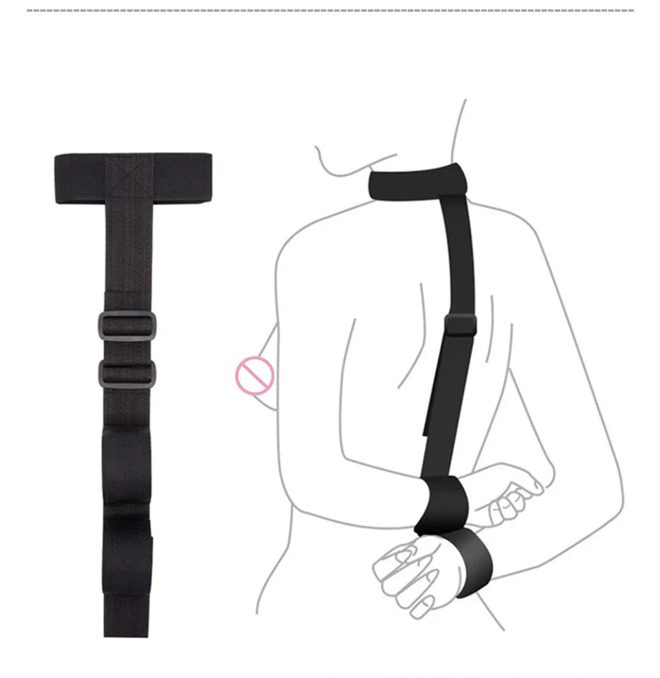 Bondage Kit BDSM Restraints Fetish Erotic Sex Toys For Couples Women Bandage Slave Collars Obedience Handcuffs Master Adult Game