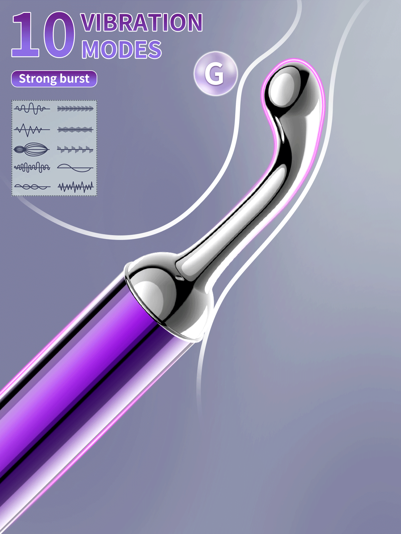 Clitoral Vibrator Female Squirting Vibrator G-spot Dildo Nipple Stimulator High Frequency Personal Massager Adult Sensual Toys