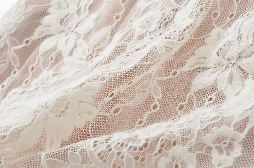 Sexy See Through Lace With Lining Backless Spaghetti Strap Bodysuit Woman Sling Tight Short Jumpsuit Slim fit Rompers Playsuits