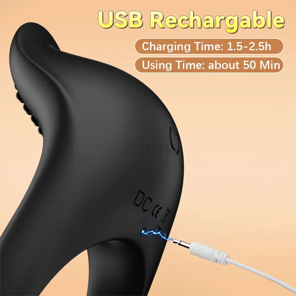 Ring Penis APP Control Vibrator Clitoris Stimulator Cock for Men Delay Ejaculation Sex Toys Lock Penisring Adult Male Couples