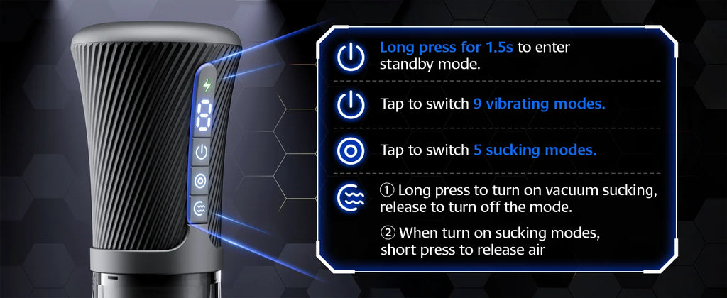 Male Masturbator Penis Pump Enlarger Transparent Visual Male Sex Toys for Men APP Control Vibrating Vacuum Suction Glans Trainer