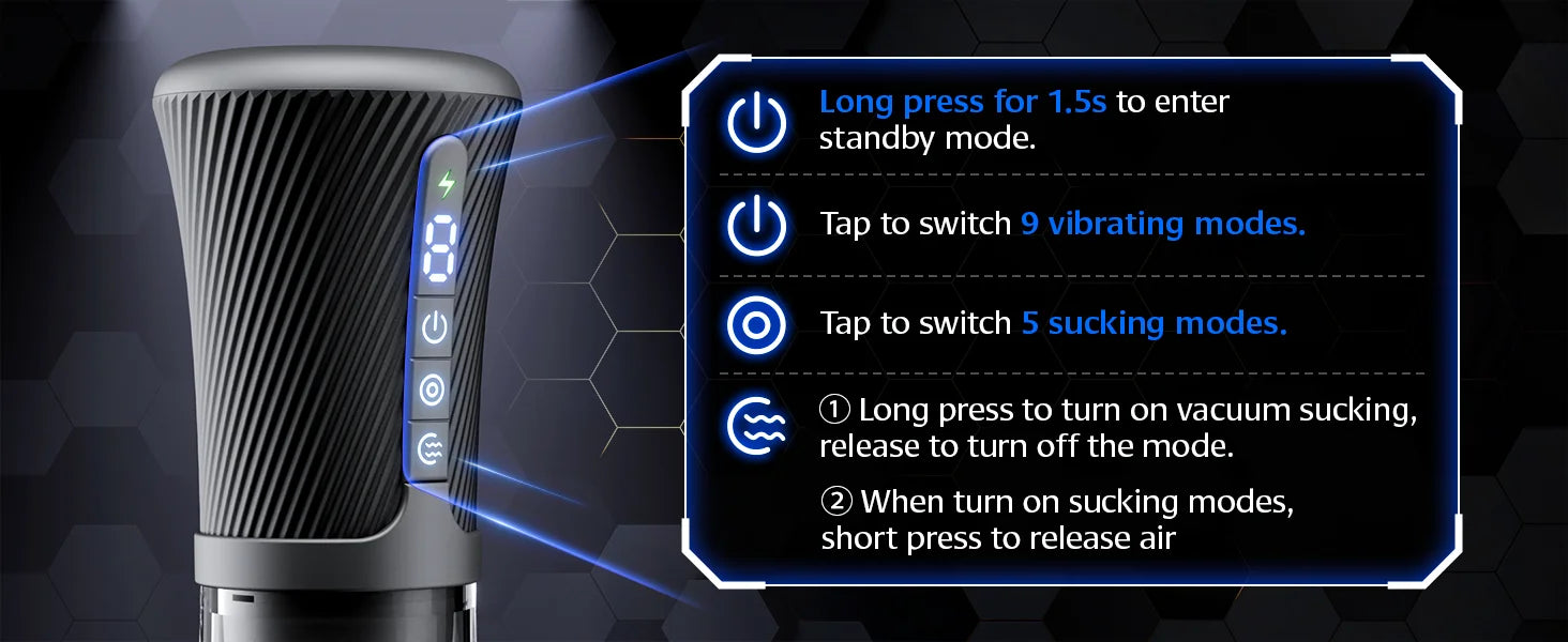 Male Masturbator Penis Pump Enlarger Transparent Visual Male Sex Toys for Men APP Control Vibrating Vacuum Suction Glans Trainer