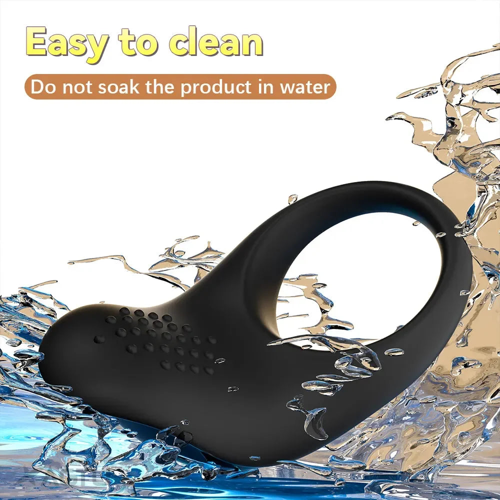 Ring Penis APP Control Vibrator Clitoris Stimulator Cock for Men Delay Ejaculation Sex Toys Lock Penisring Adult Male Couples