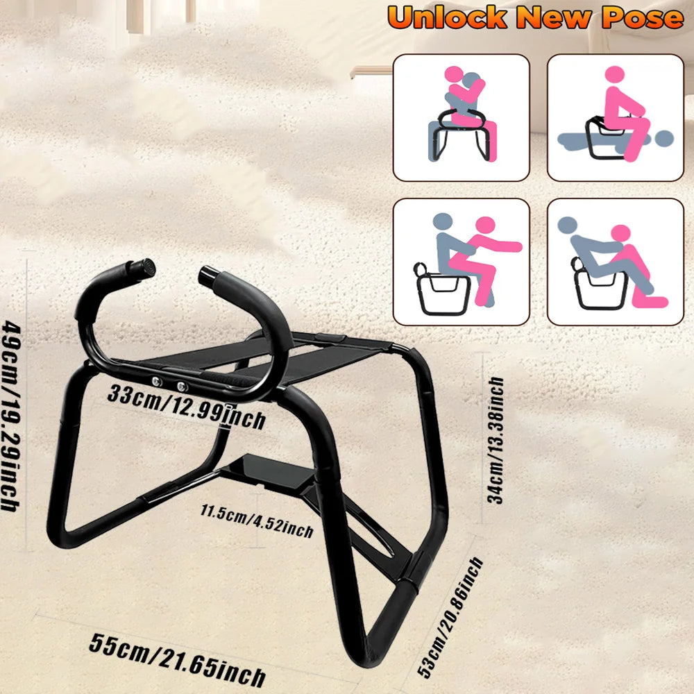 Upgraded Weightless Sex Chair Sex Position Enhancer Chair Assistance Sex SM Swings Sex Sofa Sex Bench Sex Stool Dildo Chair BDSM