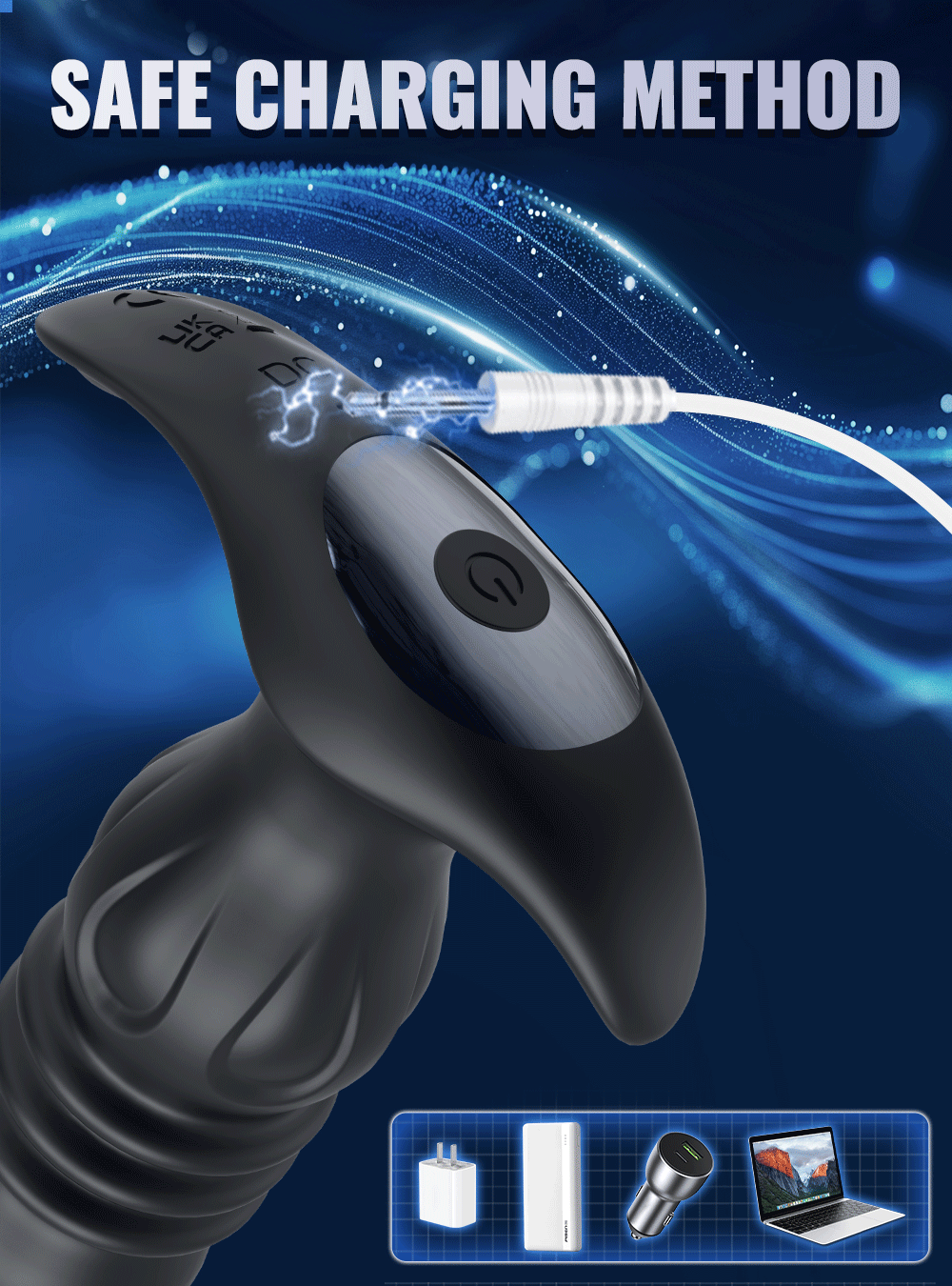 Vibrator Cock Ring Masturbation Tools for Gay Anal Plug Vibration Thrusting Prostate Anal Plug Men Butt Plug Adult Sex Toys