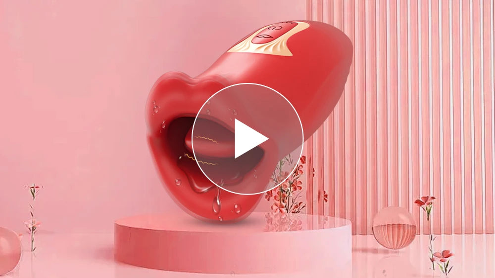 Powerful Sucking Vibrator for Women Tongue Licking Clitoris Sucker Female Oral Nipple Stimulator Sex Toys for Adults Goods 18+