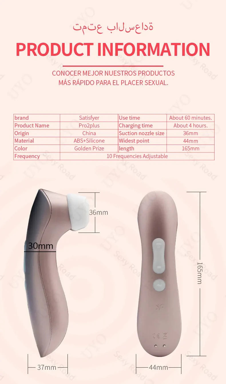 satisfyer Pro 2+ clitoris vibrator clitoral sucking stimulation women sex toys female nipple Sucker 18 adult products sex shops