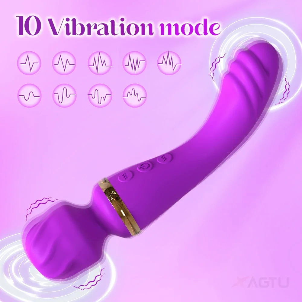 Powerful Ava Bar Vibrator Wand Dildos Sex Toys for Woman Dual Motor Clit G-Spot Clitoris Stimulator Vibrators Sex Toy for Couple