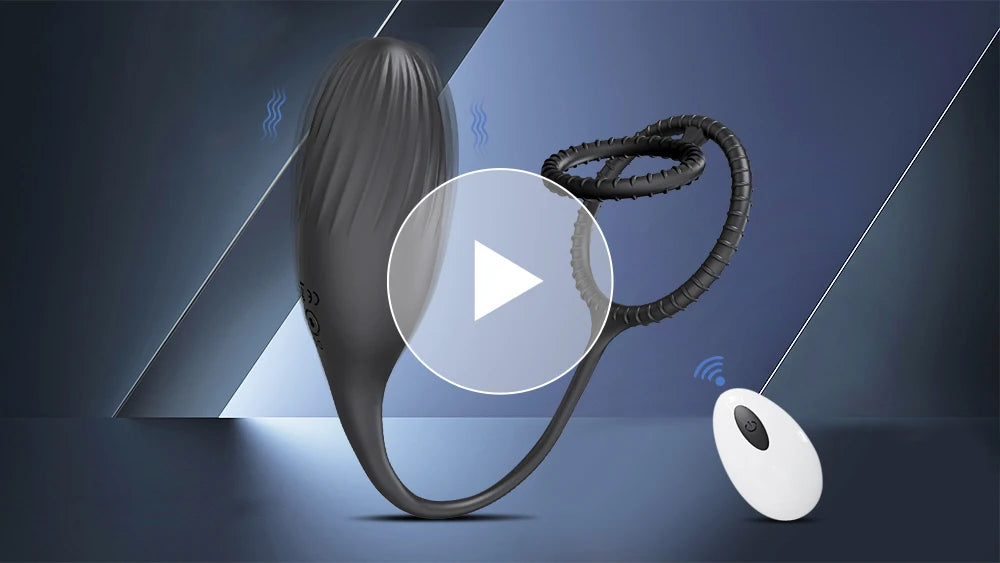 Prostate Massager Vibrating Cock Ring Anal Plug Sex Toys for Men Adult Anal Toys Remote Control Vibrator Penis Ring Butt Plug