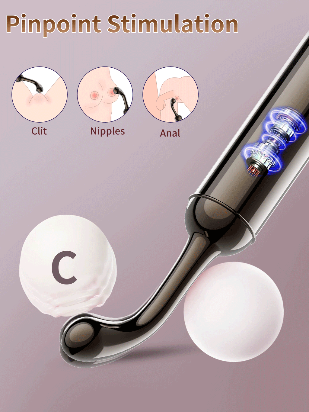 Clitoral Vibrator Female Squirting Vibrator G-spot Dildo Nipple Stimulator High Frequency Personal Massager Adult Sensual Toys