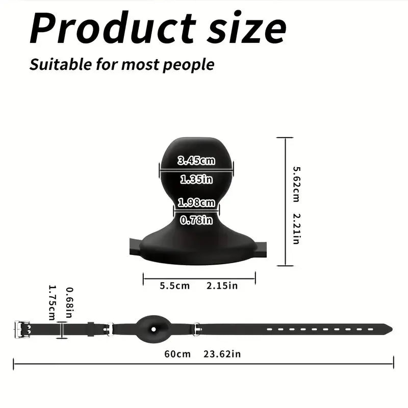 Soft Silicone Mouth Ball for Couples BDSM Bondage Sex Toy Opening Mouth Plug for Enhanced Intimacy Accessories