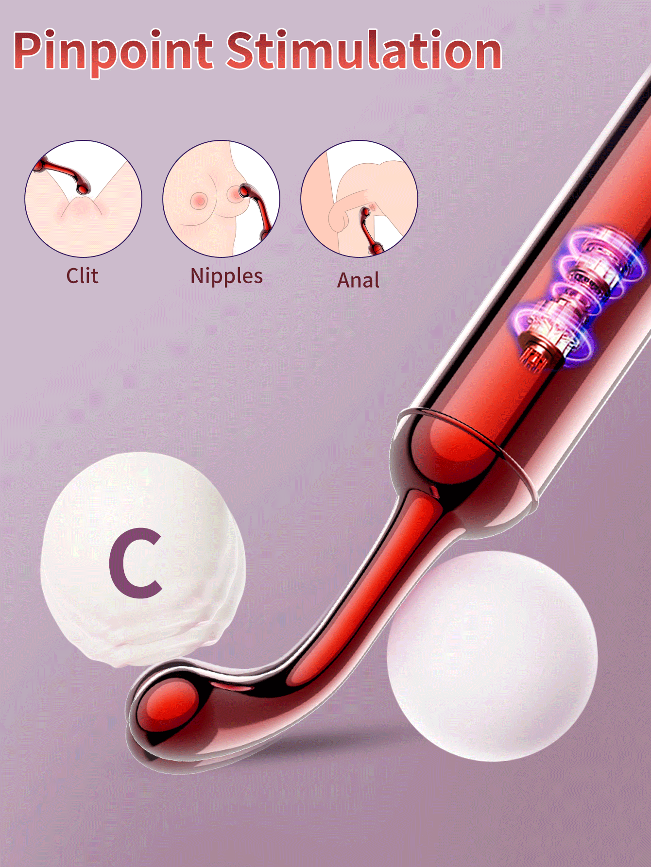 Clitoral Vibrator Female Squirting Vibrator G-spot Dildo Nipple Stimulator High Frequency Personal Massager Adult Sensual Toys