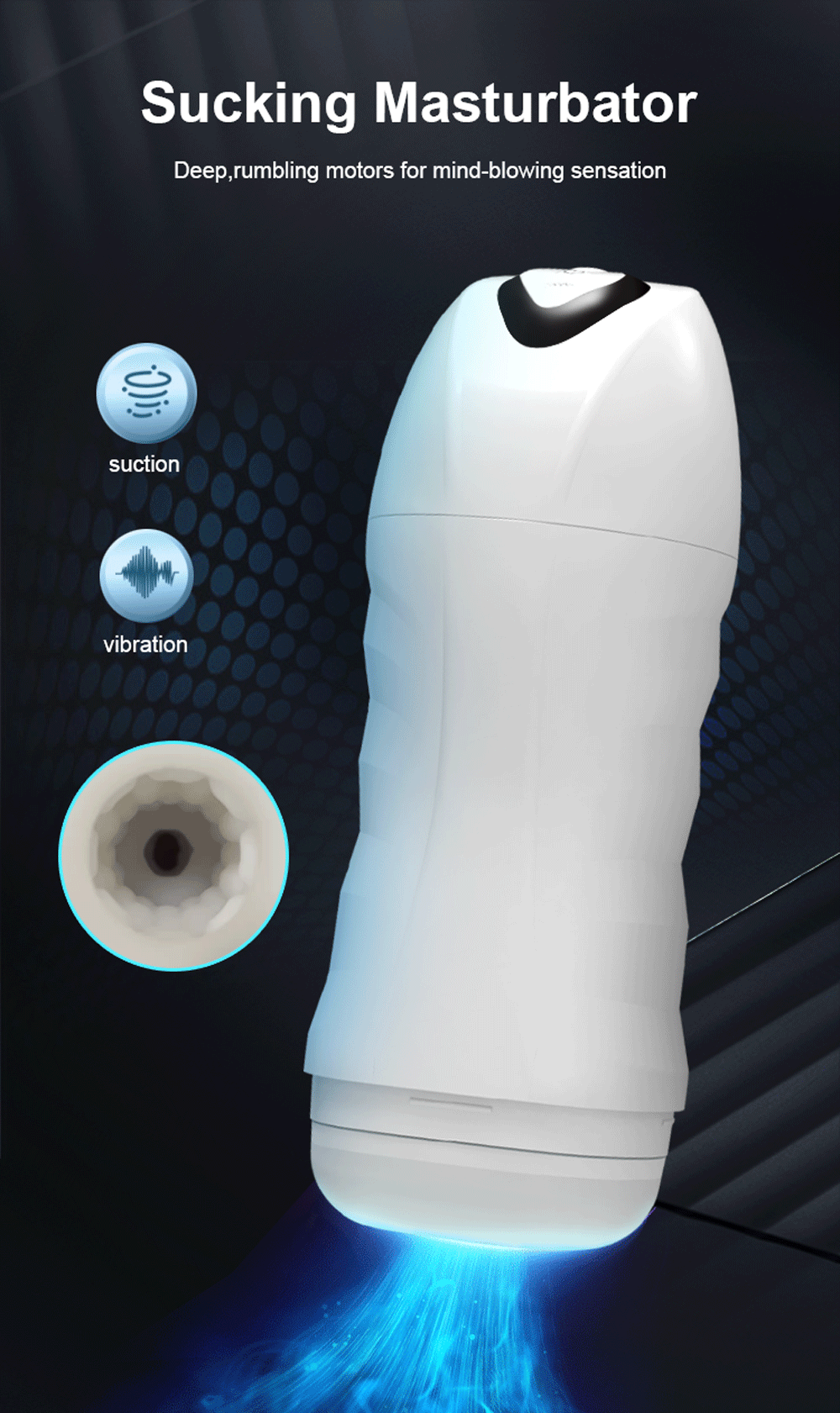 Automatic Male Sucking Mastubator Vibration Blowjob Machine Masturbation Cup Sex Toys Adult Goods for Men Masturbate Supplies