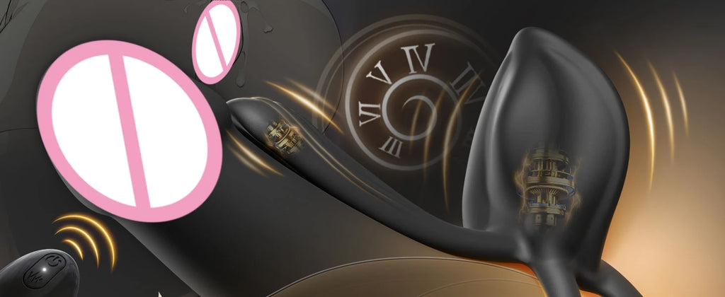 Kushor 4in1 Vibrating Cock Ring Vibrator Penis Ring G Spot Clit Stimulator Men Ejaculation Delay Remote Control Couple Sex Toy