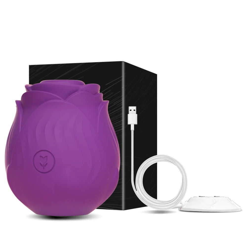 Powerful Sucking Vibrator for Women Vacuum Clitoris Stimulator Female Oral Nipple Clit Sucker Vibrating Adults Sex Rose-Toys
