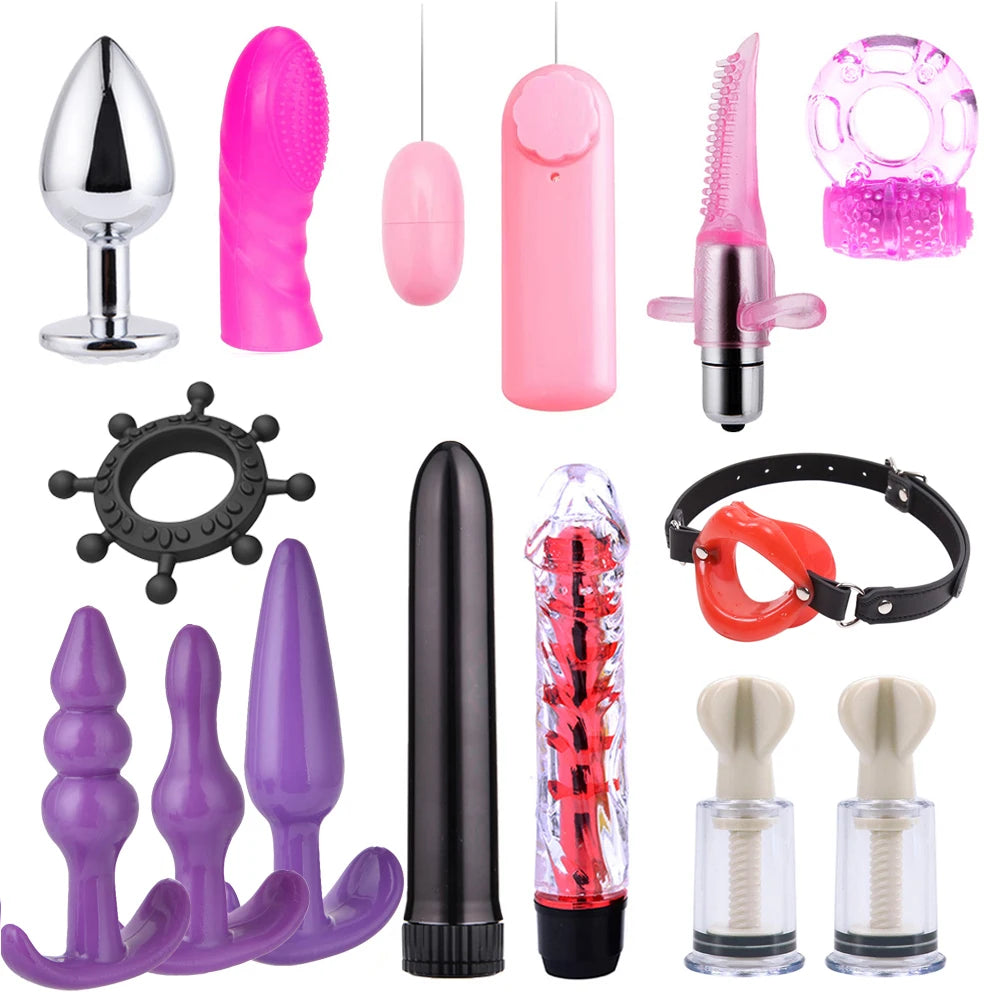 BDSM Adult Sex Toy Kits Sets for Sexy Games Bondage Mask Set Feather Handcuffs Ankle Cuff Restraints for Couple Sexual Aids ﻿18+