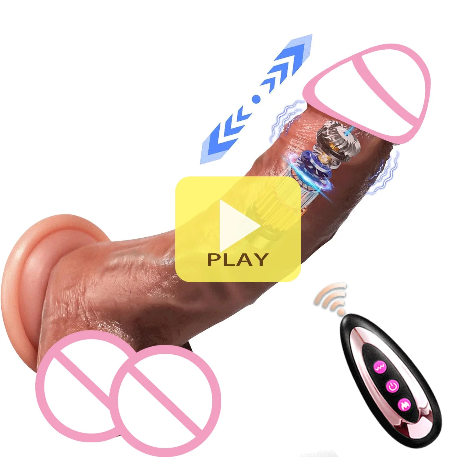 Realistic Dildos Vibration For Women Masturbation Sexy Adult Sex Toys Anal Toys Penetration Anal Thrusting Penis Dildo Vibrator