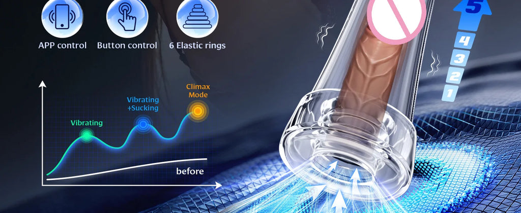 Male Masturbator Penis Pump Enlarger Transparent Visual Male Sex Toys for Men APP Control Vibrating Vacuum Suction Glans Trainer