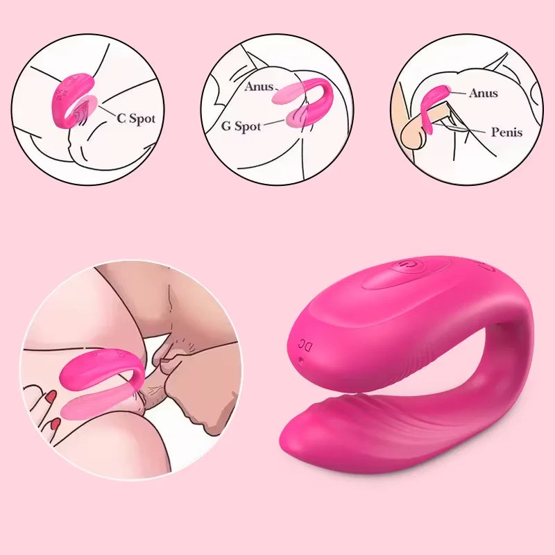 APP Bluetooth Control Couple Vibrator for Women Clitoris Stimulate Female G-Spot Dual Wearable Vibrating Massage Adult Sex Toys