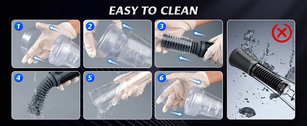 Male Masturbator Penis Pump Enlarger Transparent Visual Male Sex Toys for Men APP Control Vibrating Vacuum Suction Glans Trainer