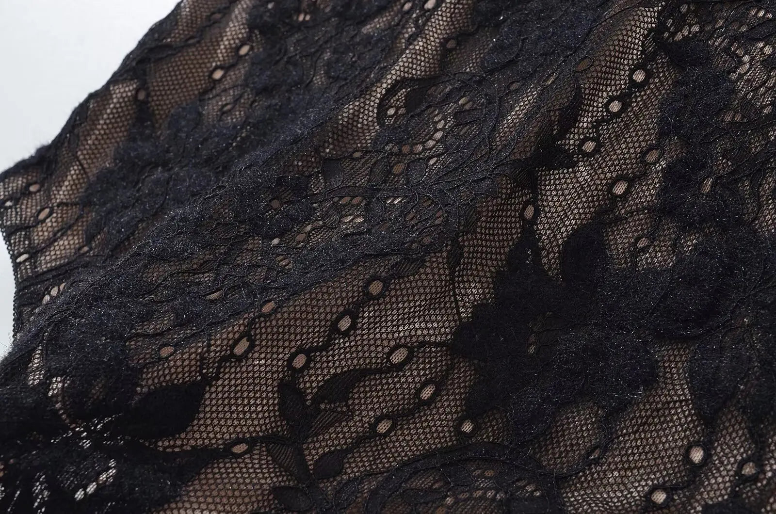 Sexy See Through Lace With Lining Backless Spaghetti Strap Bodysuit Woman Sling Tight Short Jumpsuit Slim fit Rompers Playsuits