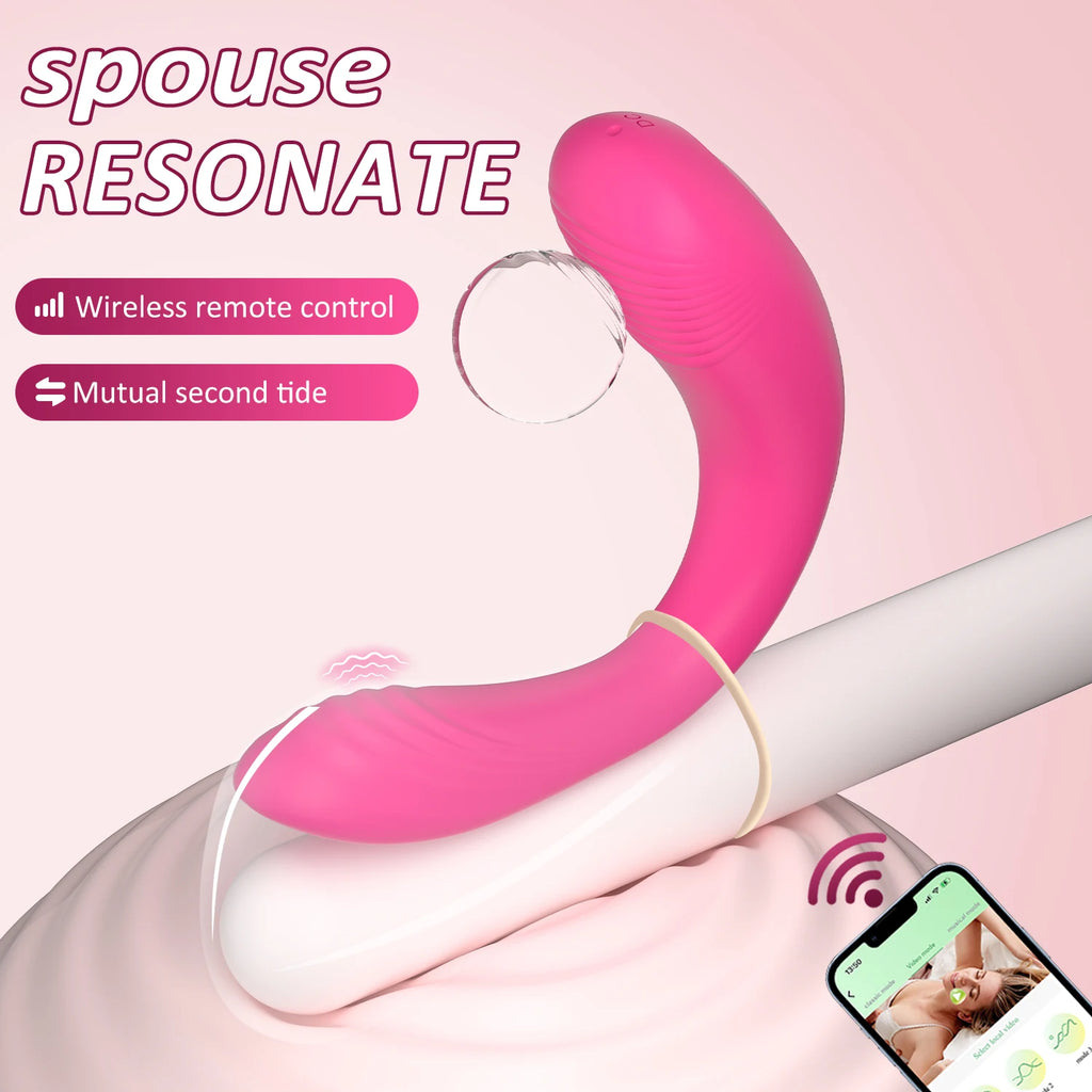 APP Bluetooth Control Couple Vibrator for Women Clitoris Stimulate Female G-Spot Dual Wearable Vibrating Massage Adult Sex Toys