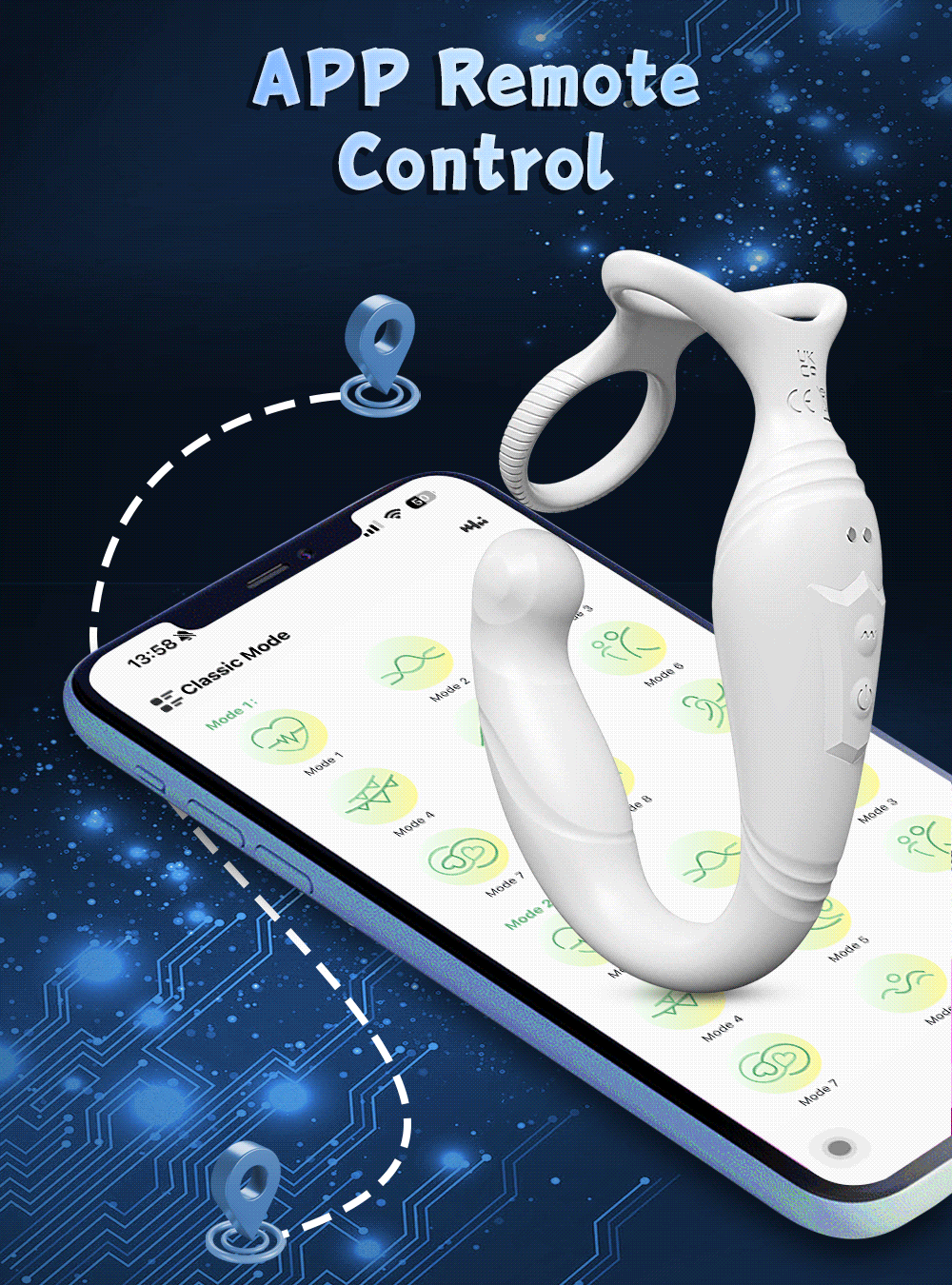 Vibrator Cock Ring Masturbation Tools for Gay Anal Plug Vibration Thrusting Prostate Anal Plug Men Butt Plug Adult Sex Toys