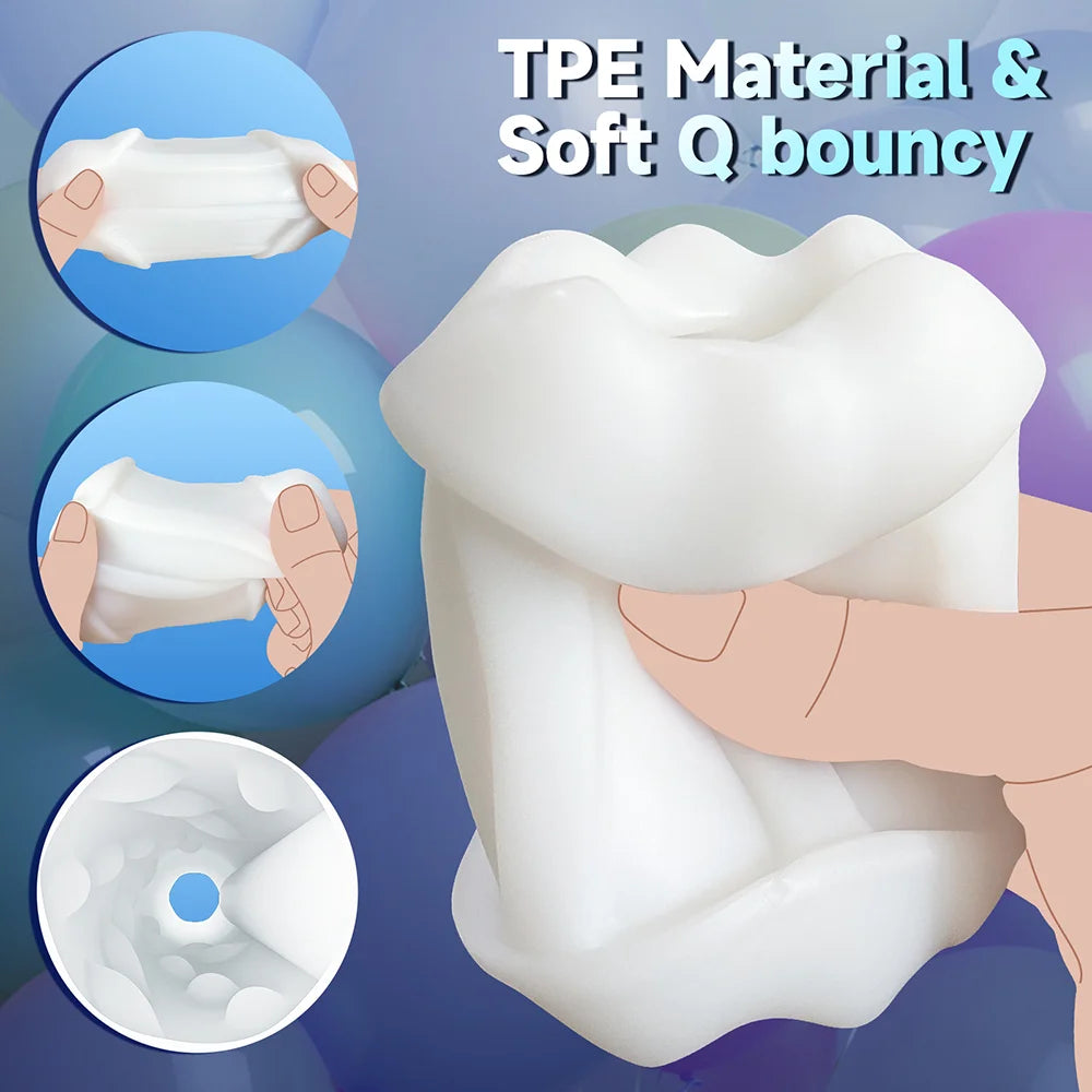 Telescopic Vibrating Male Masturbator,Penis Trainer Pocket Pussy with App Control,Phone Stand & Handles,Adult Sex Toys For Men