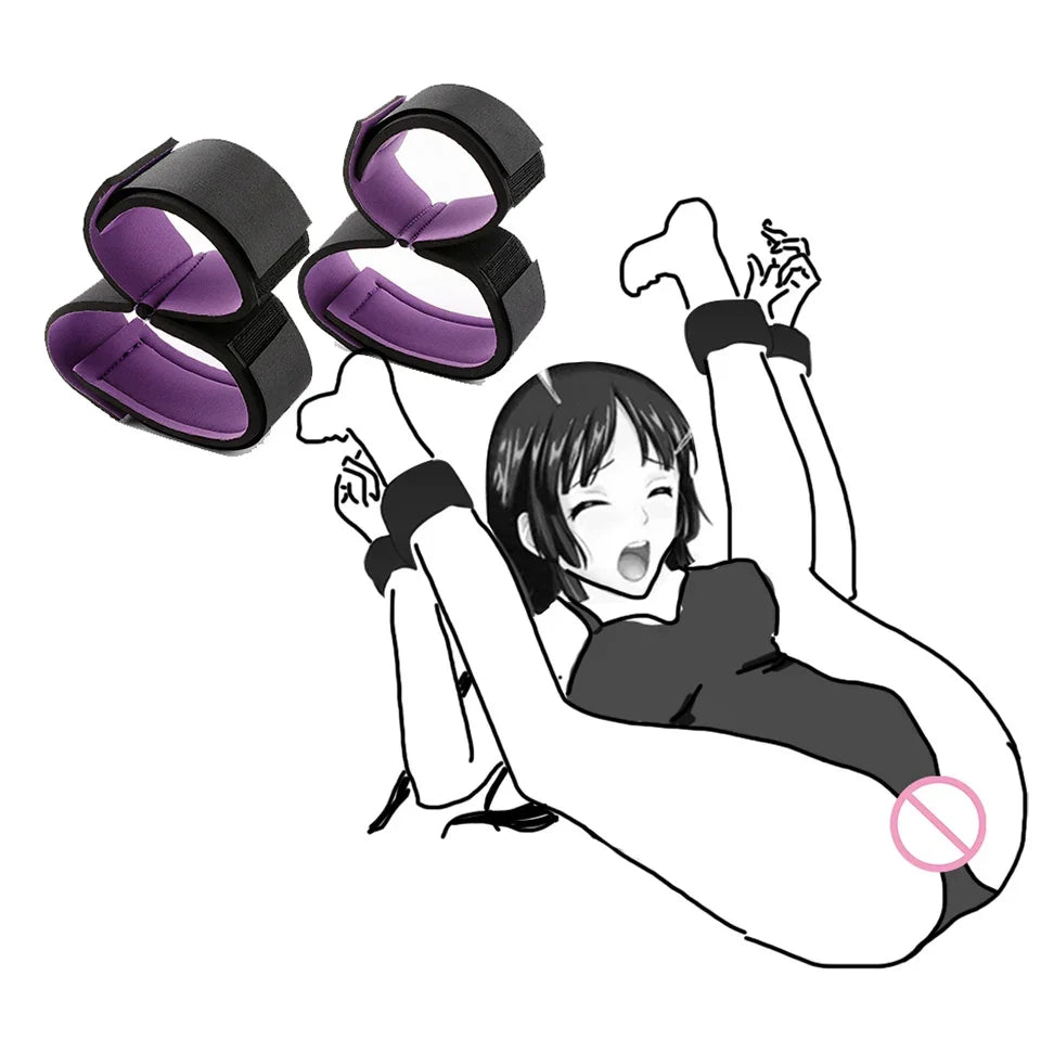 Bondage Kit BDSM Restraints Fetish Erotic Sex Toys For Couples Women Bandage Slave Collars Obedience Handcuffs Master Adult Game