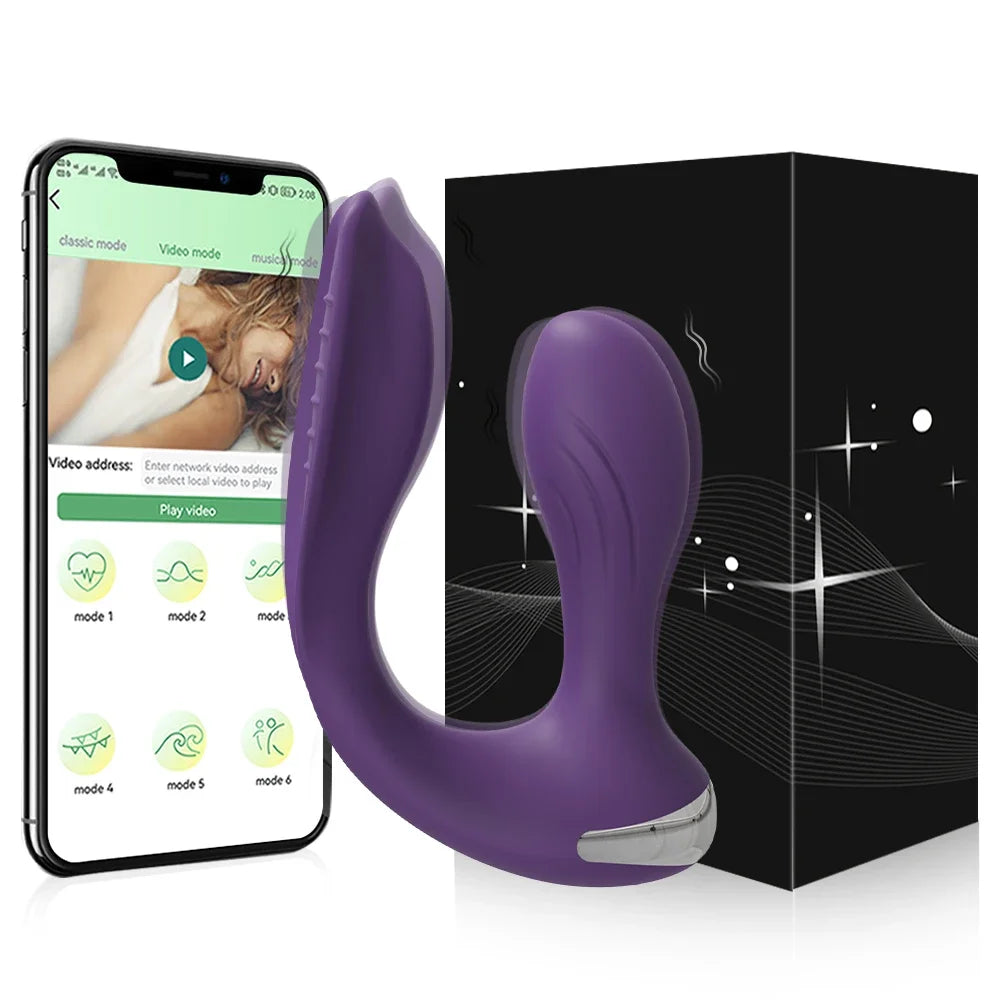 APP Control Panties Vibrator for Women Clit Stimulator Dual Ended Vagina Anal Vibrator Female Masturbator Sex Toy for Couples