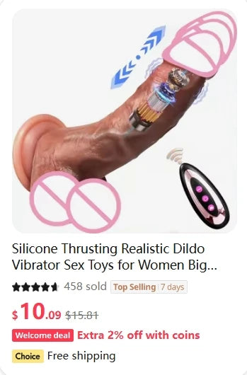 Erotic Dildo Telescopic Vibrator Female Vagina Penetration Realistic Large Penis Anal Plug With Female Sex Toys Heated Thruster