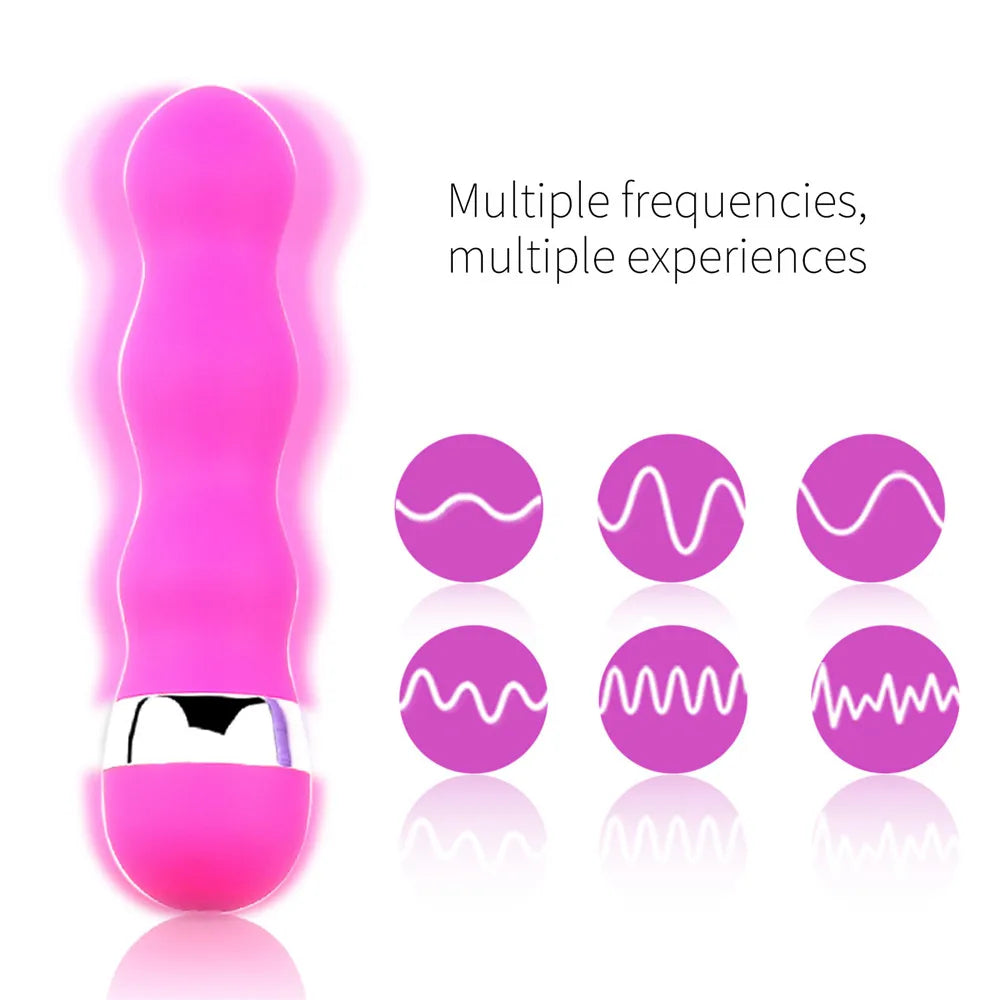 Portable Dildo Vibrator Sex Toys For Women AV Stick Vagina Massager Female Masturbator G Spot Clitoris Stimulator Anal Butt Plug