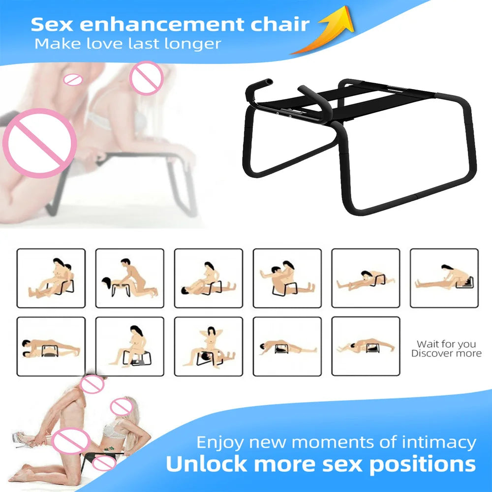 Upgraded Weightless Sex Chair Sex Position Enhancer Chair Assistance Sex SM Swings Sex Sofa Sex Bench Sex Stool Dildo Chair BDSM