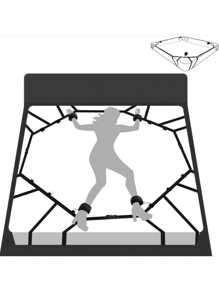 Bondage Kit BDSM Restraints Fetish Erotic Sex Toys For Couples Women Bandage Slave Collars Obedience Handcuffs Master Adult Game