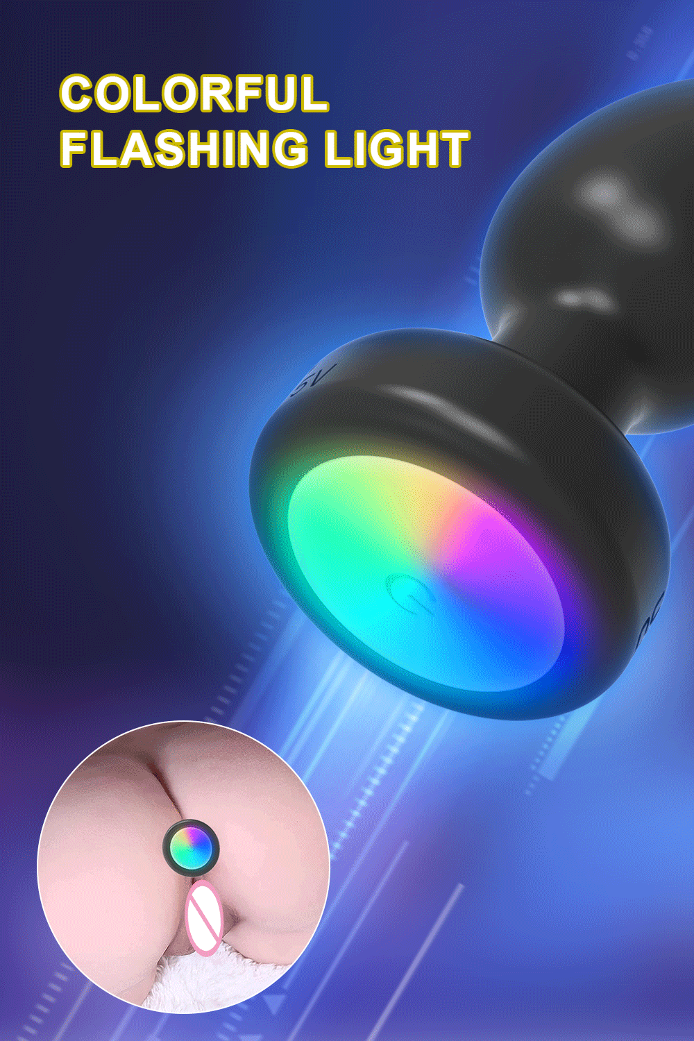 Anal Plug Vibrator Gay Anal Dildo Toy Butt Plug Stimulator Masturbation Penetration Vagina Anal Vibrating Men Women Toys Adults