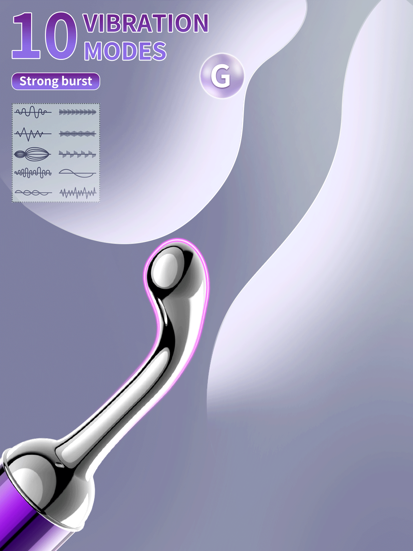 Clitoral Vibrator Female Squirting Vibrator G-spot Dildo Nipple Stimulator High Frequency Personal Massager Adult Sensual Toys