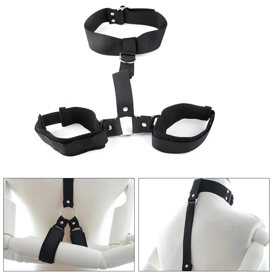 Bondage Kit BDSM Restraints Fetish Erotic Sex Toys For Couples Women Bandage Slave Collars Obedience Handcuffs Master Adult Game