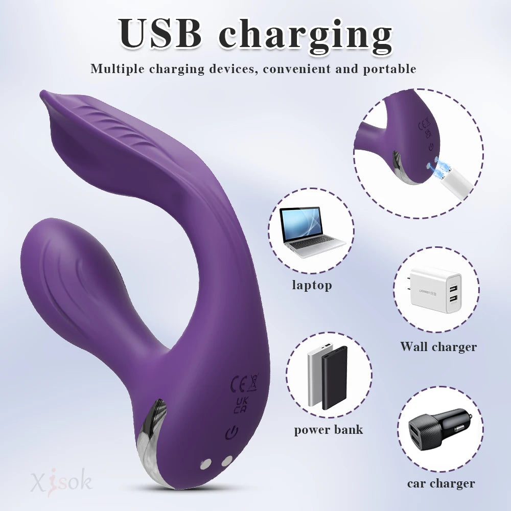 APP Control Panties Vibrator for Women Clit Stimulator Dual Ended Vagina Anal Vibrator Female Masturbator Sex Toy for Couples