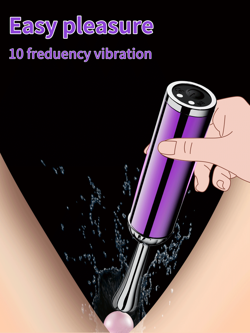 Clitoral Vibrator Female Squirting Vibrator G-spot Dildo Nipple Stimulator High Frequency Personal Massager Adult Sensual Toys
