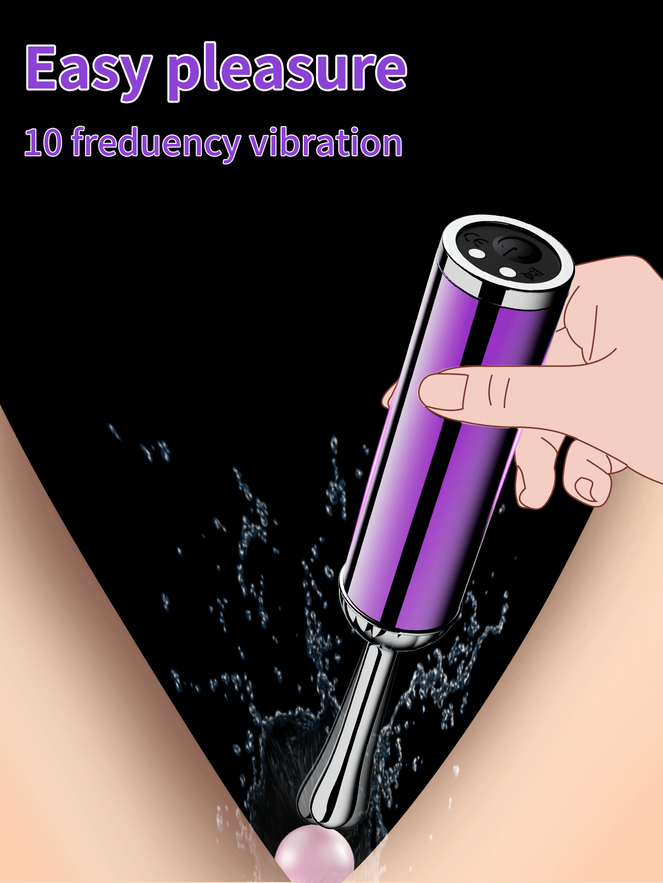 Clitoral Vibrator Female Squirting Vibrator G-spot Dildo Nipple Stimulator High Frequency Personal Massager Adult Sensual Toys