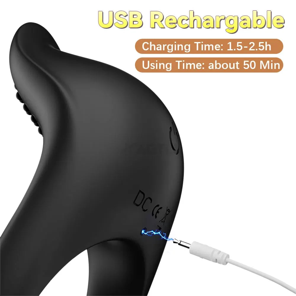 Ring Penis APP Control Vibrator Clitoris Stimulator Cock for Men Delay Ejaculation Sex Toys Lock Penisring Adult Male Couples