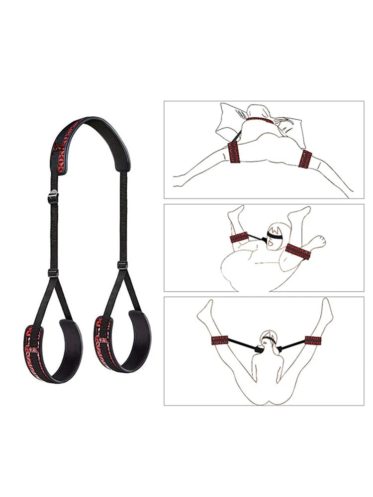 Bondage Kit BDSM Restraints Fetish Erotic Sex Toys For Couples Women Bandage Slave Collars Obedience Handcuffs Master Adult Game
